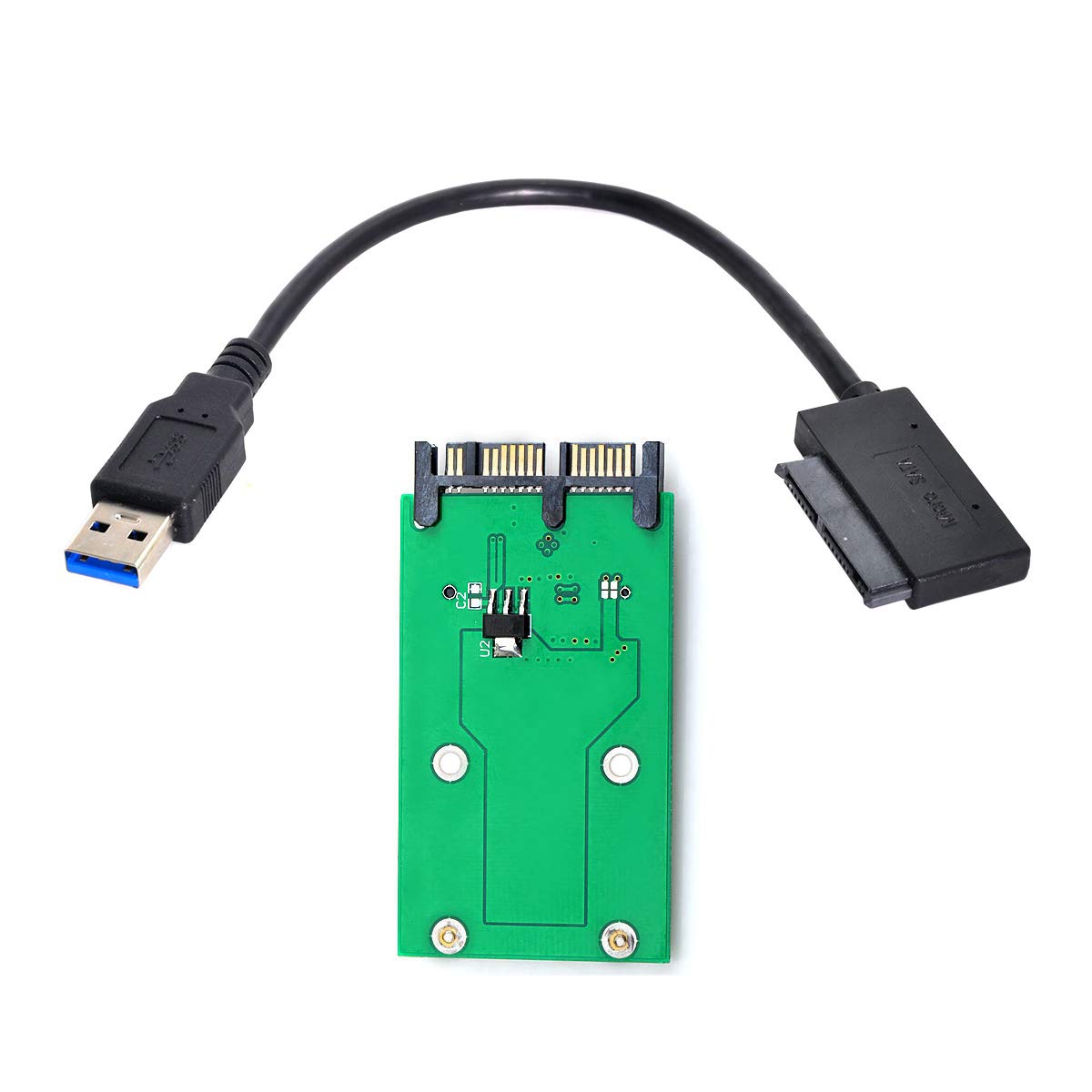Amazon.co.jp: xiwai USB 3.0 - mSATA 50ピン SSD & 1.8インチ Micro